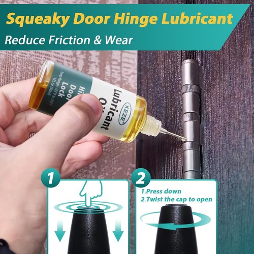 Door hinge lubricant squeaky - door,