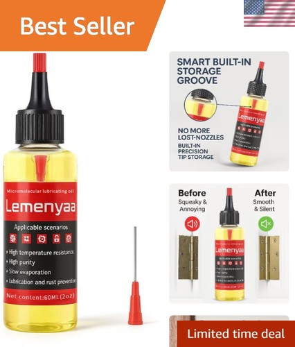 Door hinge lubricant with - lubricant,
